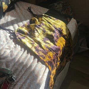 Tie-Dye Spaghetti Strap Dress